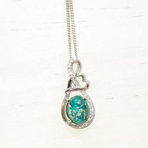 Rhea Necklace - Sterling Silver Pendant and Chain